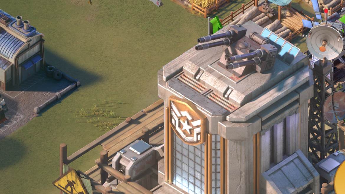 Last Z headquarters building at the player base